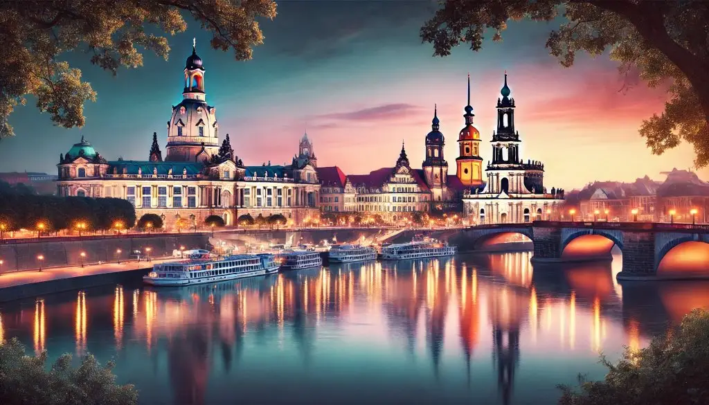 Dresden Elbe Zwinger 